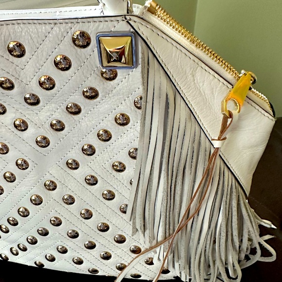 Rebecca Minkoff white leather handbag - Picture 2 of 9